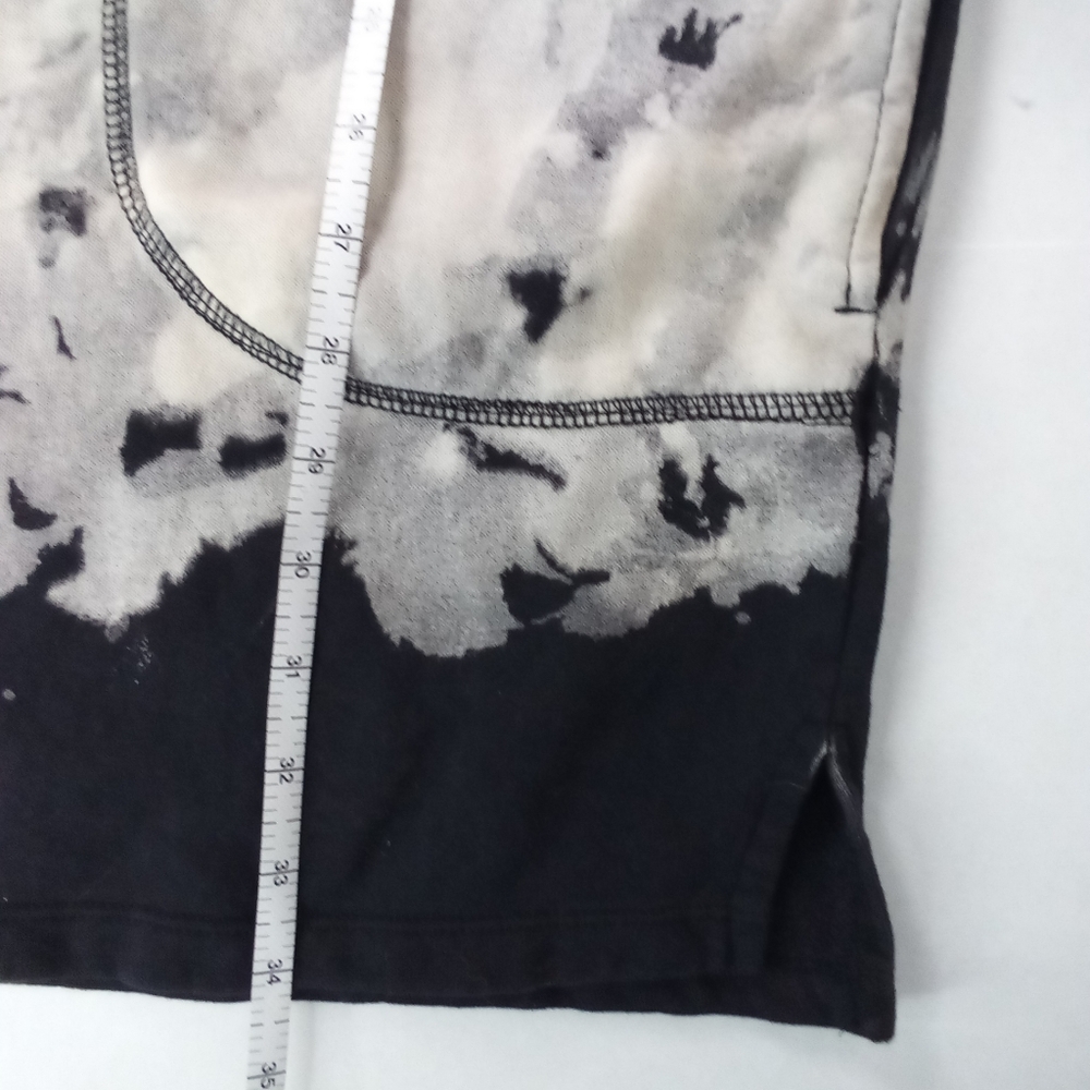 Anthropologie Sanctuary Sweatshirt Dress Black White Abstract Pockets - Picture 4 of 7